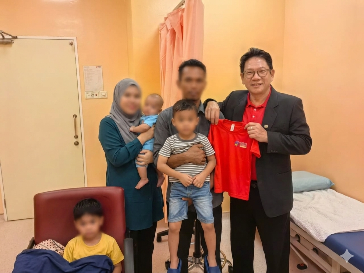 Family photograph with identities protected.